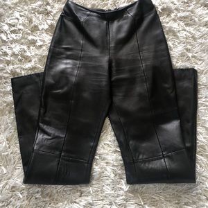 Black Leather Pants